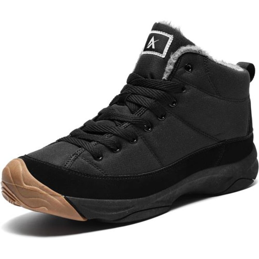 Winter Backpacking Snow Boots -Water Resistant Fur Lined Shoes (Non-Slip)